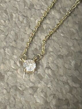 SHEIN Dainty Pendant Necklaces – Silver & Gold Set